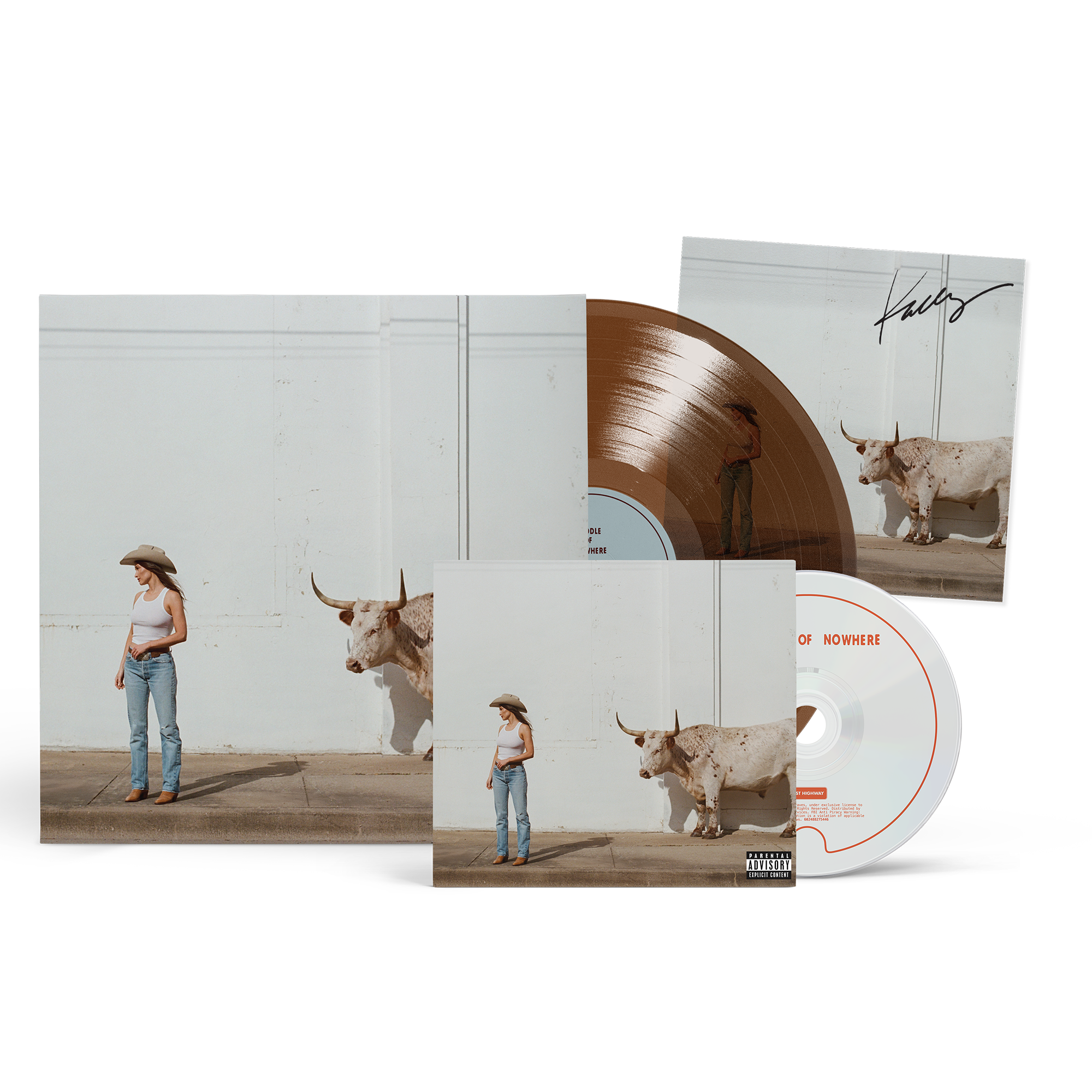 Middle of Nowhere - Whiskey-Coloured Vinyl, CD + Signed Art Card