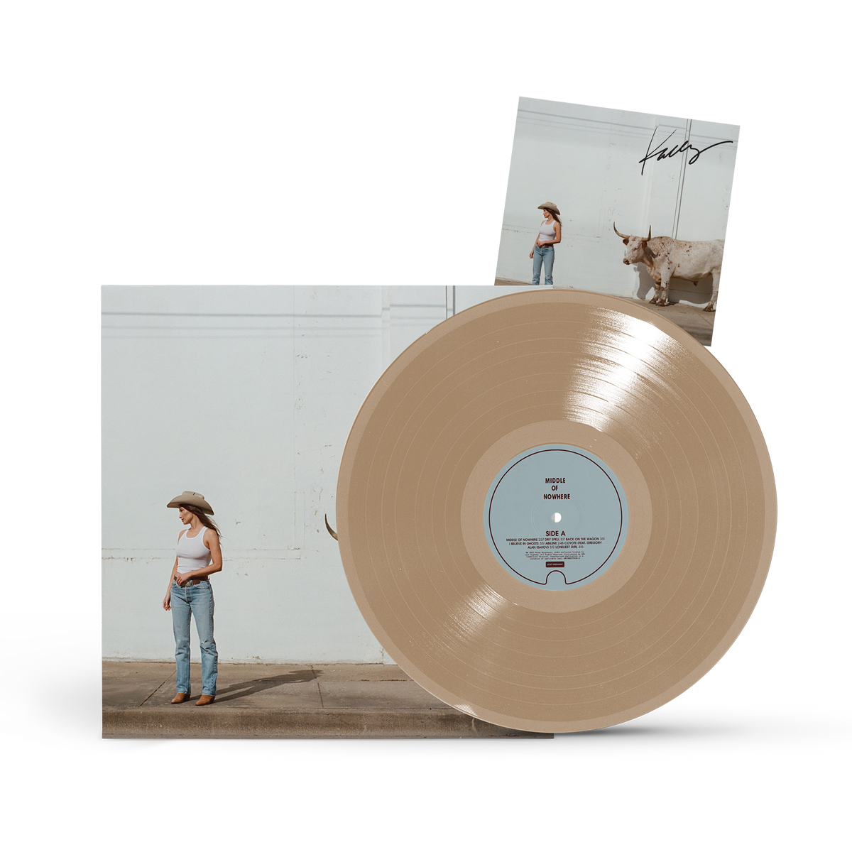 Middle of Nowhere - Exclusive Sand-Coloured Vinyl + Signed Art Card ...