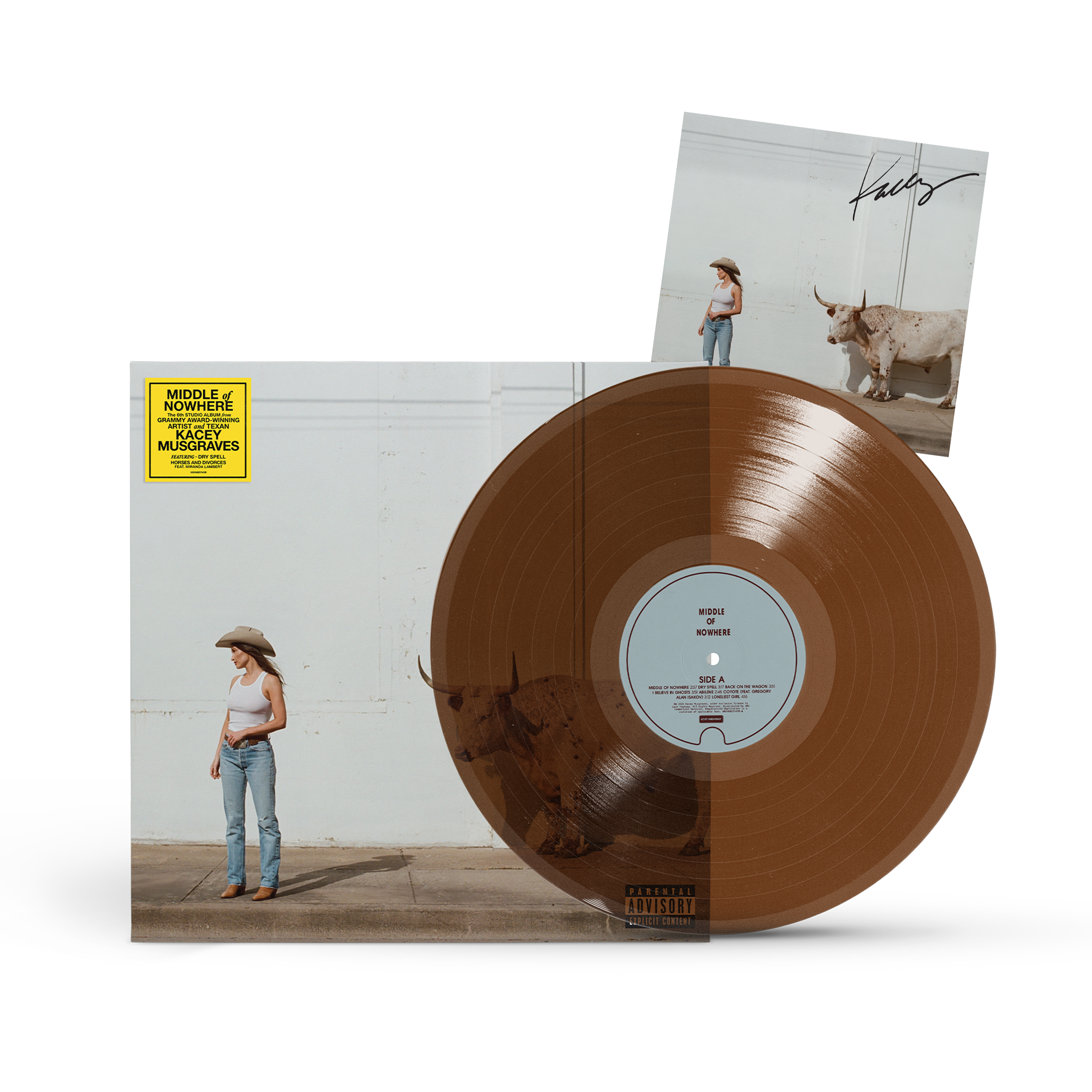 Middle of Nowhere - Whiskey-Coloured vinyl + Signed Art Card