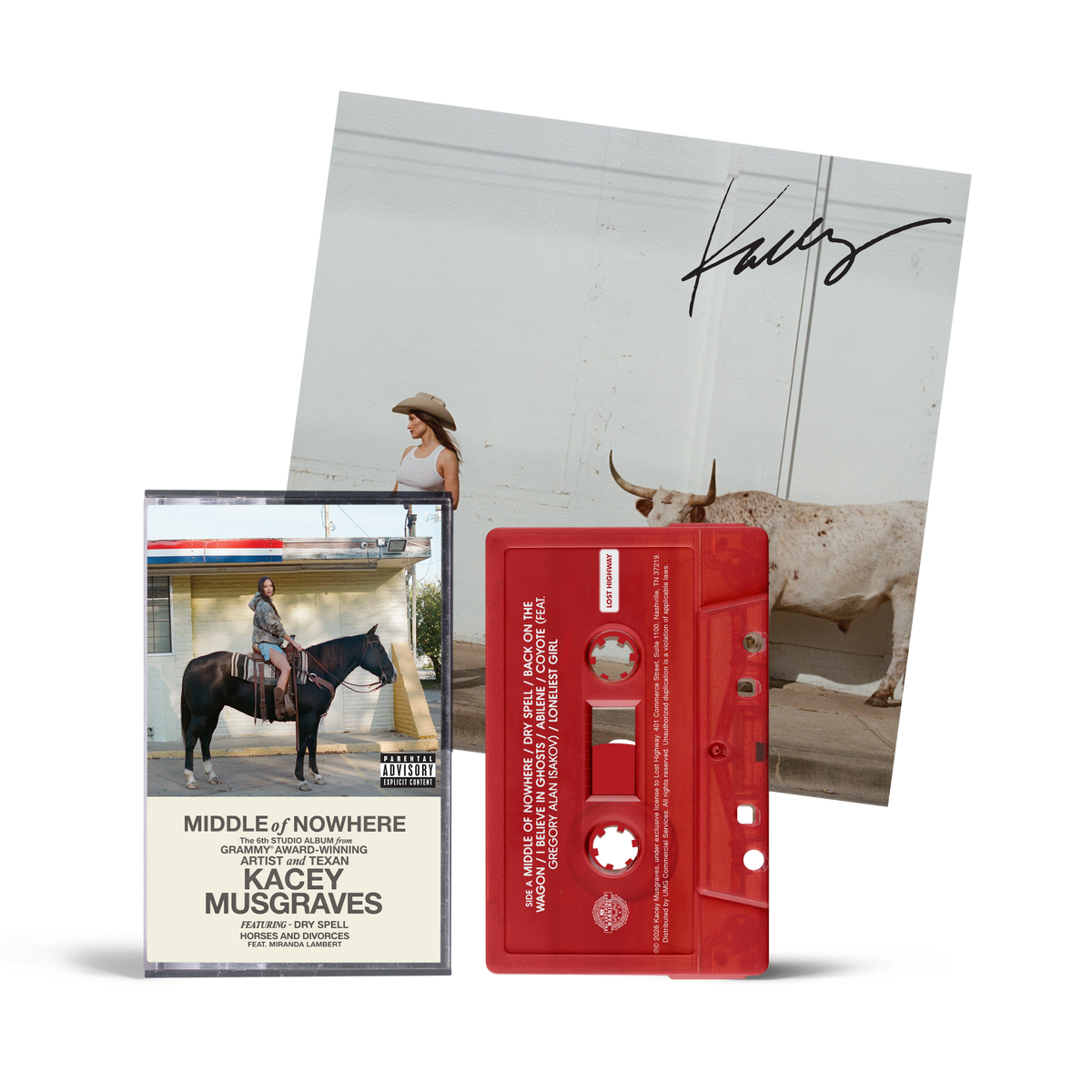 Middle of Nowhere UK Exclusive Cassette + Signed Art Card - Kacey Musgraves